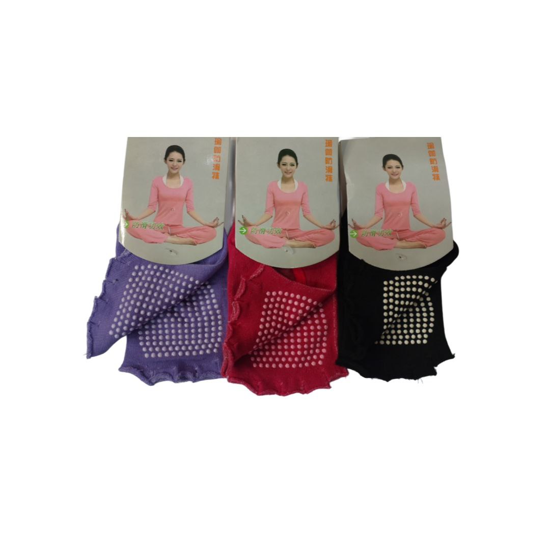 جوراب پیلاتس و یوگا روباز - تصویر 3